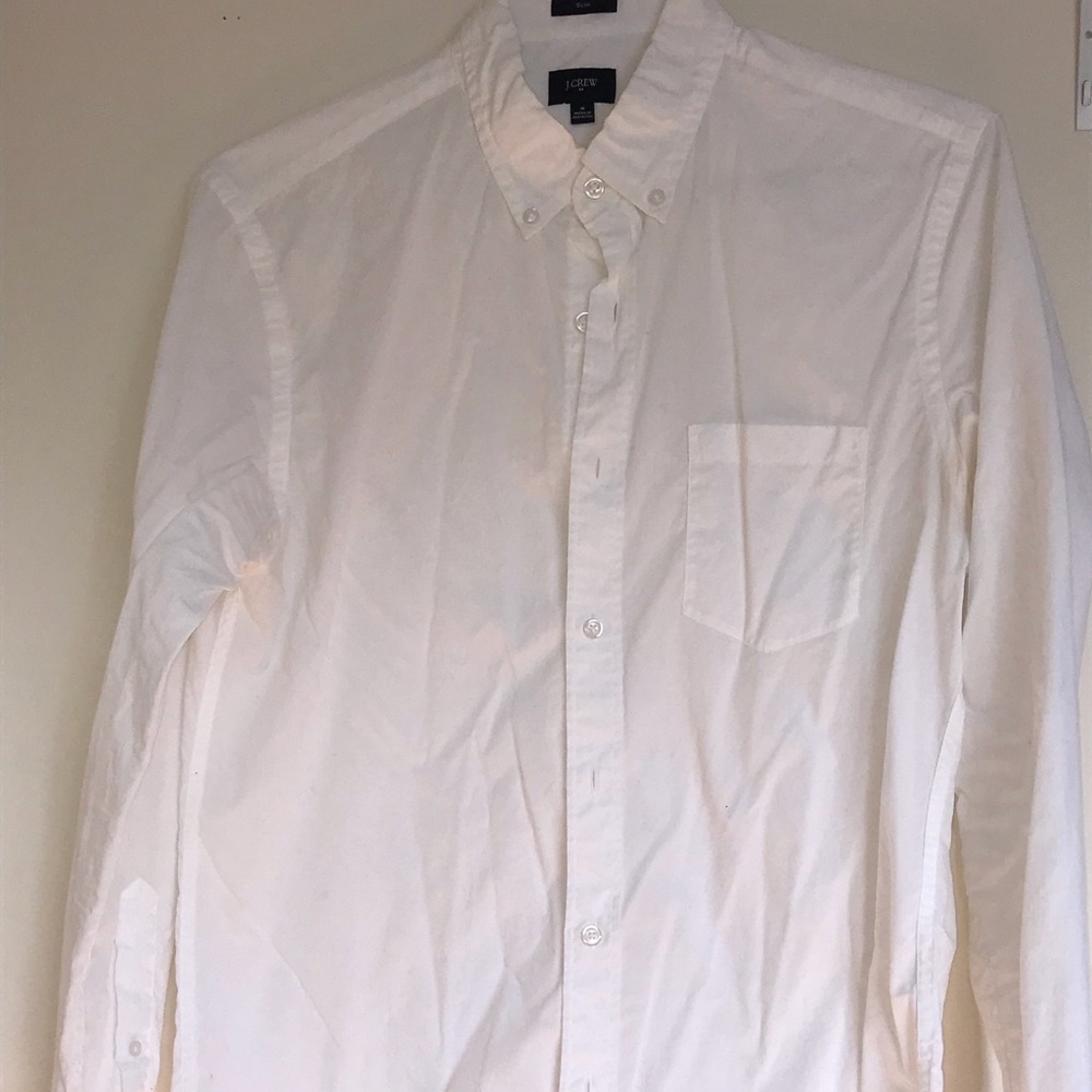 J. Crew casual white button down